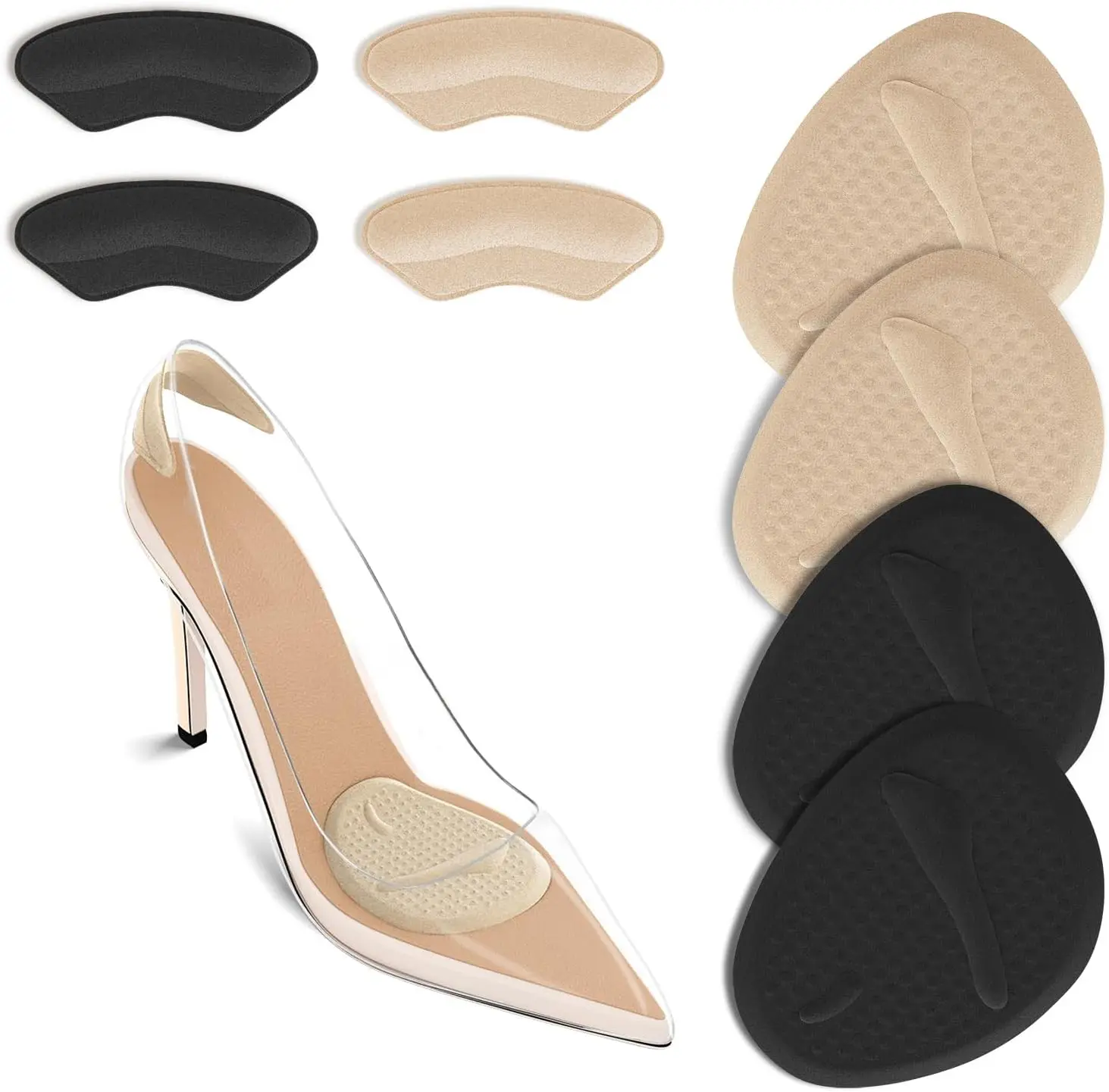 Women'S Shoes - مجموعتان من وسائد الكعب، وسائد لمنطقة