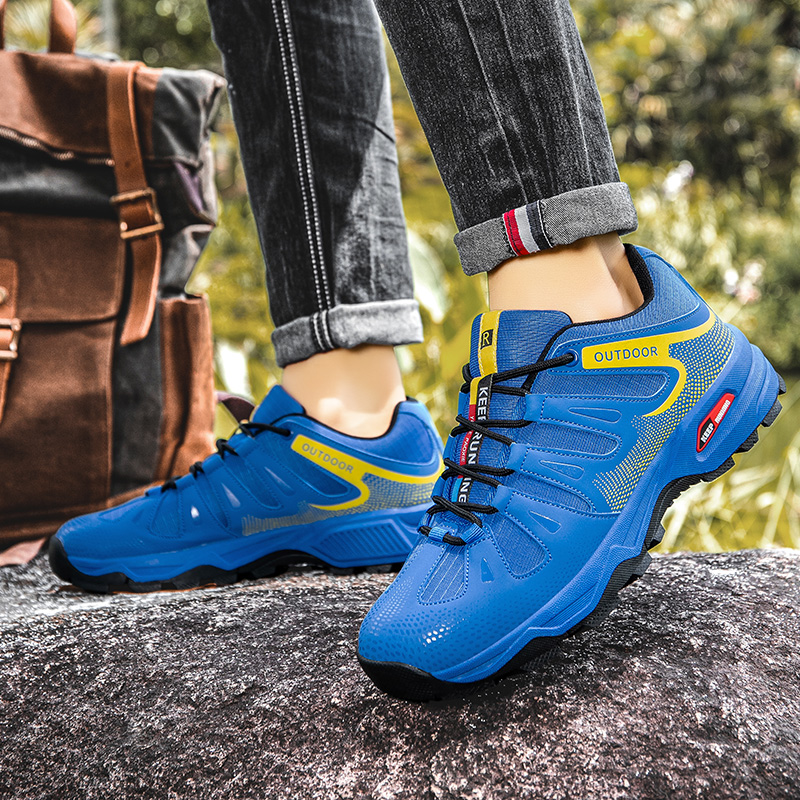 أحذية المشي لمسافات طويلة المض - مراجعة Anti Slip Trail Running Sneakers وسعره