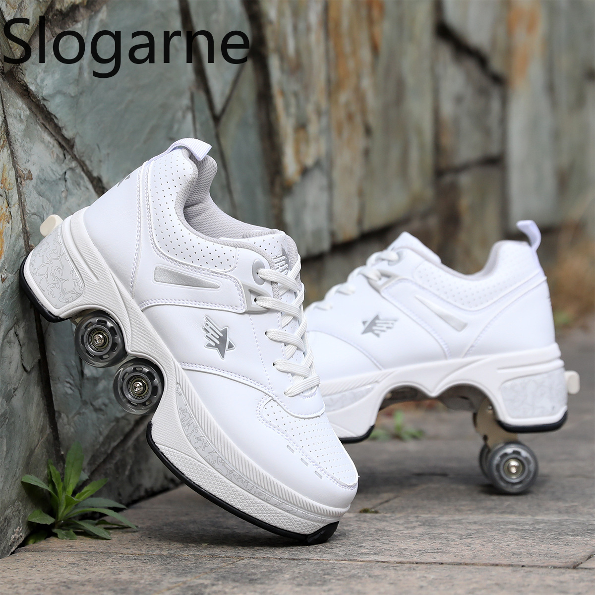 النساء 4 عجلات تشوه زلاجات دوا - مراجعة Sneakers وسعره
