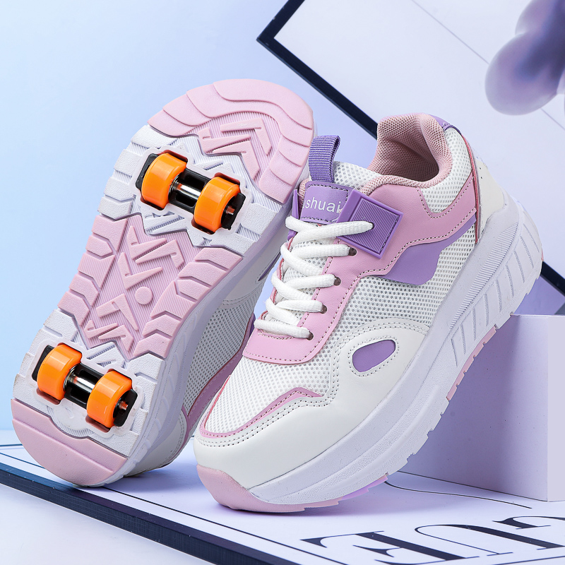 أحذية رياضية للأطفال بعجلات قا - مراجعة Sneakers وسعره